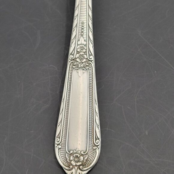 Vintage Silverplate 1937 Cotillion by Wm Rogers Serving Fork - Picture 4 of 6